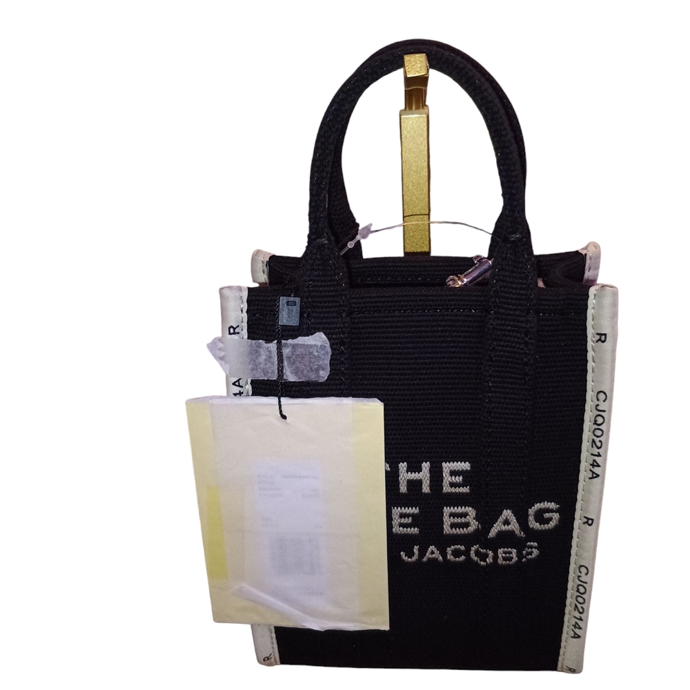 Marc Jacobs Black and White Mini Tote - Picture 2 of 3